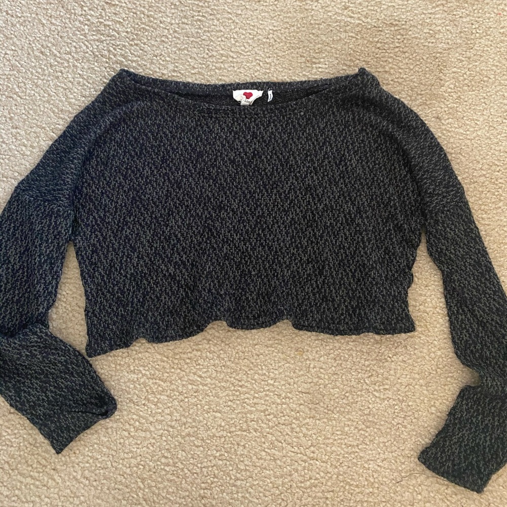 One clothing crop sweater